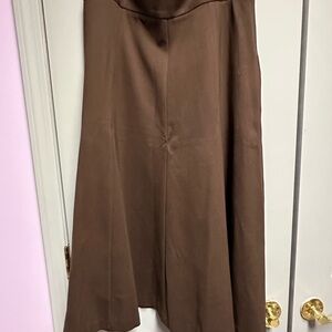 Coldwater Creek Chocolate A-Line Skirt